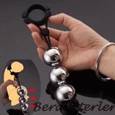 Peni Stretcher Growth 20-30% Male Extender Enlarger Body Enhancer Metal Balls