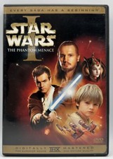 Star Wars: Episode I - The Phantom Menace DVD Liam Neeson Jake Lloyd Great Cond