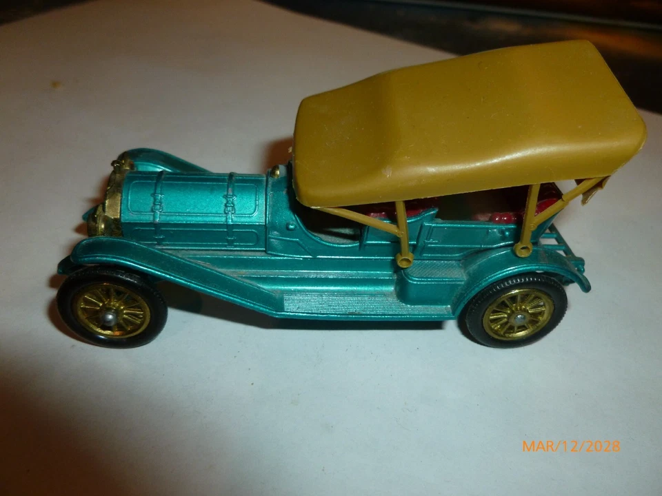 Vtg MATCHBOX MODELS OF YESTERYEAR Y-12 Thomas Flyabout 1909 - Image 3 of 4