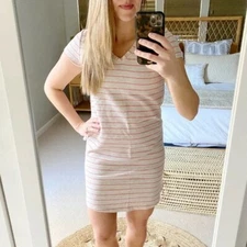 Merona Striped T-Shirt Shift Dress Size XS
