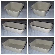 6 Piece IKEA Storage Box Storage Organizer NOJIG Durable Plastic Beige 3 Sizes