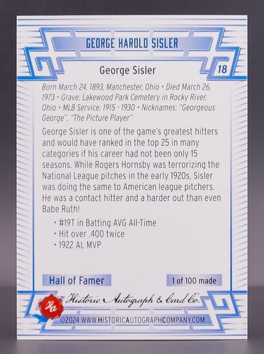 Tier 7 - 2024 Historic Autographs All Time Greats /100 - You Pick - Picture 3 of 7