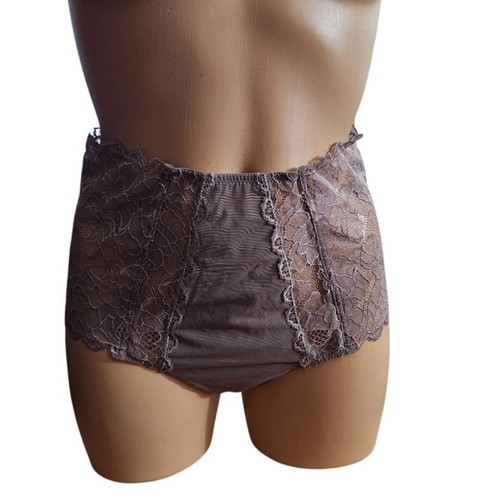 2008 Vintage NWT Victoria's Secret Very Sexy High Waisted Purple Thong Panty Med