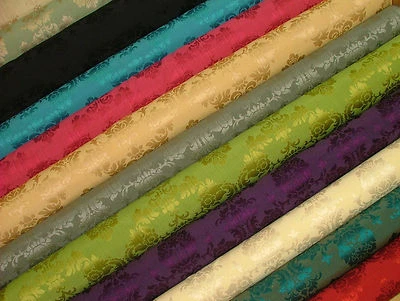 Madagascar Curtain Fabric Brocade Damask Upholstery Cushion Blind Jacquard