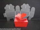 1 x Plastic Interlocking Heart Gift Box Template AM465
