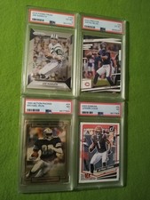 Collection of 4 NFL Football Graded Cards. Namath, Michael Irvin, Ja'Marr Chase+