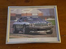 Vintage 1984 Jaguar XJ-S Classic Racing Car Framed Photo TWR - 12"x9"