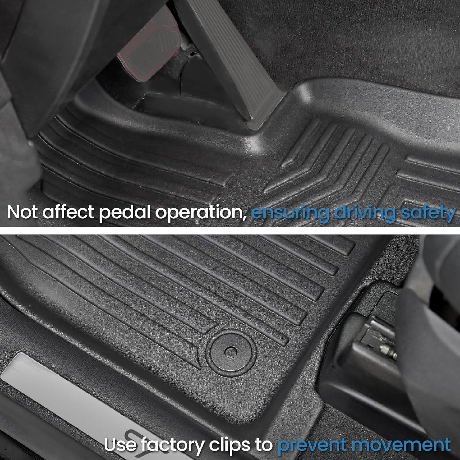 Floor Mats 2020-2024 2025 Ford Explorer 6 Seats Captain Chairs Car Mat Accessori