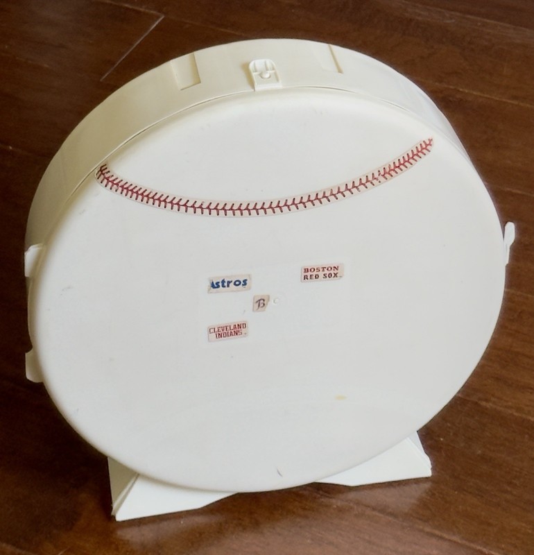 Vtg 1980s Skilcraft MLB Baseball Card Case Wall Mount 400+ Display EX No Handle