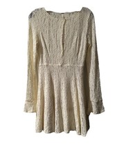 NEW $128 Free People Teen Witch Lace Dress in Ivory Medium NWT