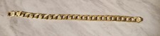 Vintage 9ct Gold Geometric Bracelet – 11g – Hallmarked 375 - length 18cm