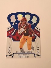 2020 Panini Chronicles Draft Picks Crown Royale Mirror Blue Tyler Johnson Rookie