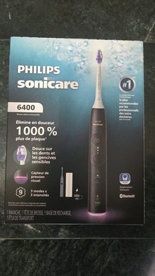 Philips Sonicare 6400 Electric Toothbrush (Black) Sealed