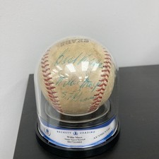 Willie Mays 1960's Signed Vintage Baseball 