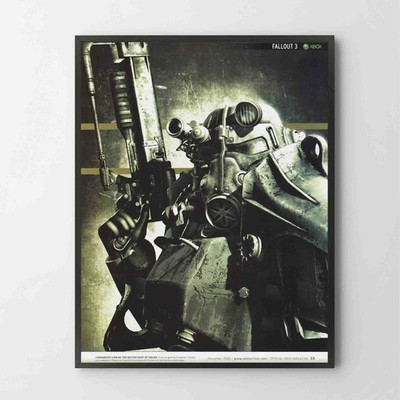 Poster Fallout 3 PS3 XBOX 360 PC Premium Glossy Unframed Poster Print G7027