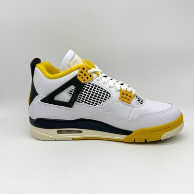 Jordan 4 Retro Womens Vivid Sulfur Shoes Sz 7.5 New w/ Box AQ9129