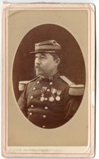 Colonel Etienne 79th Infantry Medal China circa 1872 Photo CDV Military
