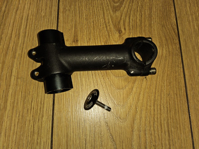Höhenverstellbarer Alu Fahrrad Vorbau 110 mm lang 26 mm Lenkerklemme 1 1/8'' Gabelschaft 
