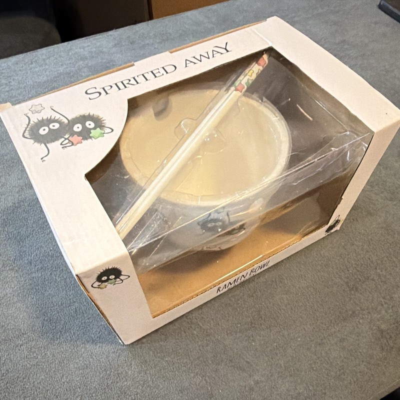 Studio Ghibli Spirited Away Soot Sprites Ceramic Ramen Bowl