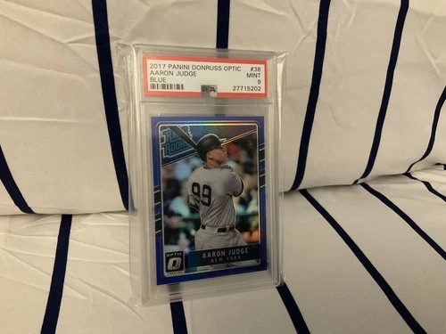 2017 Panini Donruss Optic AARON JUDGE Blue Holo /149 RC #38 PSA 9 MINT! 💎 RARE!