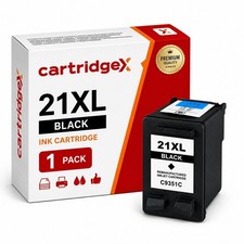 Black Ink Cartridge Compatible With HP 21XL D1460 D1470 D1560 D1520 D1530 D1558