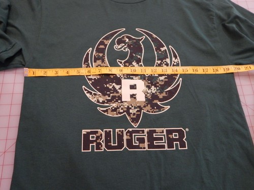 Ruger Patriotic Herren oder Jungen MEDIUM Langarm T-Shirt Grün Baumwolle LIZENZIERT - Bild 15 von 19