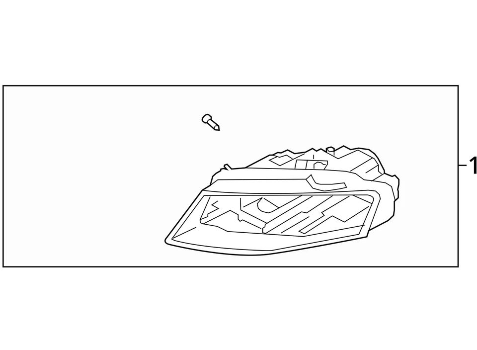 2009-2011 Audi A4 S4 Front Left Headlight Lamp Xenon Assembly OEM *NOTE* - Image 4 of 4