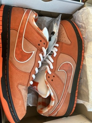 Nike SB Dunk Low 'Orange Lobster' Sneakers Size 11M