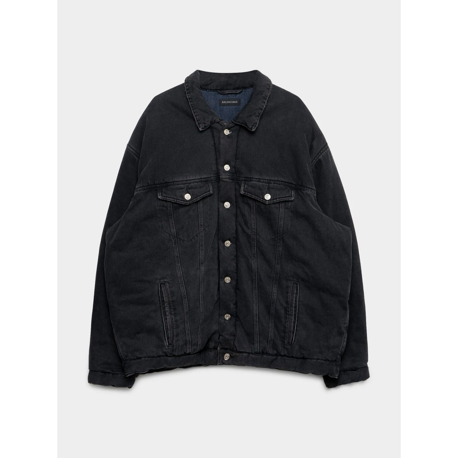 BALENCIAGA Giacca denim imbottita oversize
