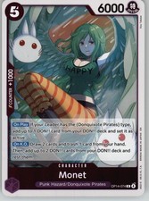 Monet OP14-074 Rare The Azure Sea's Seven One Piece Foil