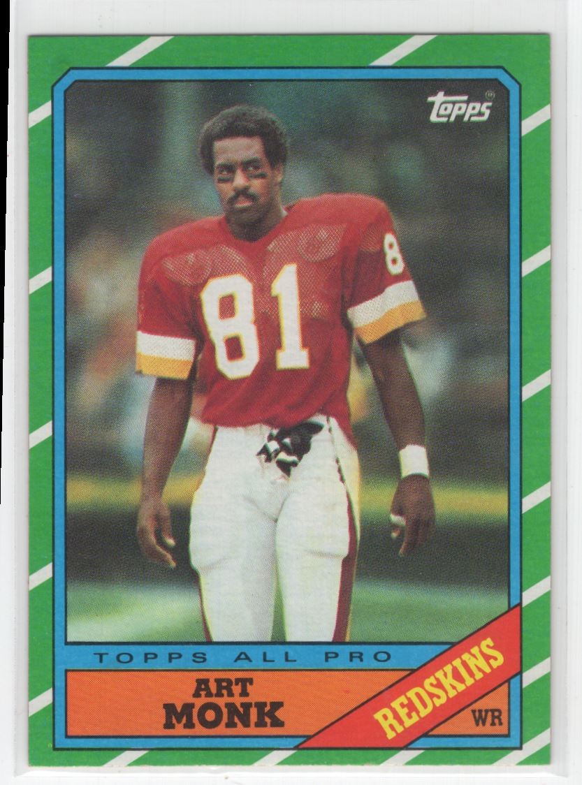 1986 Topps Art Monk Washington Redskins #175