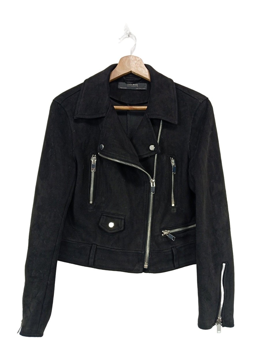 Clearance Giacca Giacca Nera Con Frange Zara Giacca Di Jeans Zara