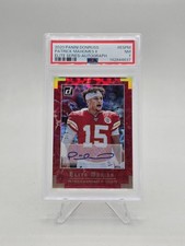2020 Panini Donruss Patrick Mahomes II #ESPM 1/5 Elite Series Autograph PSA 7