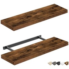 Space-Saving 23.6  Floating Shelves - Wall Mounted for Bathroom  Living Room