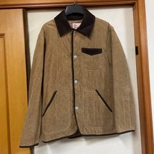 Studio D’Artisan Quilted Jacket Beige/Brown L Used JAPAN
