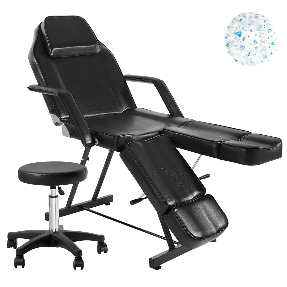USED OR OPEN BOX-72in Facial Chair Adjustable Split Leg Tattoo