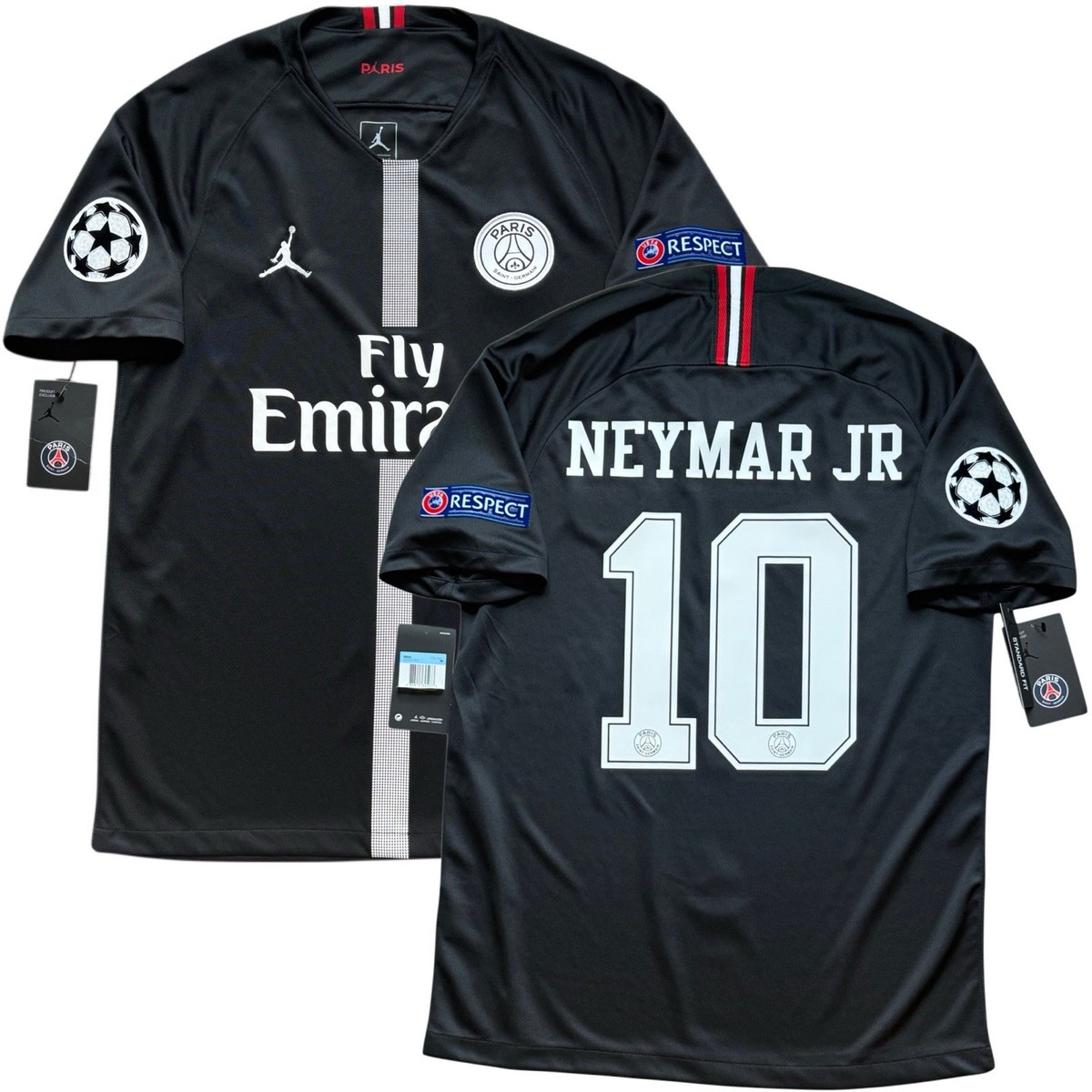 2018/19 PSG Third Jersey #10 Neymar Jr Medium Jordan Paris Saint