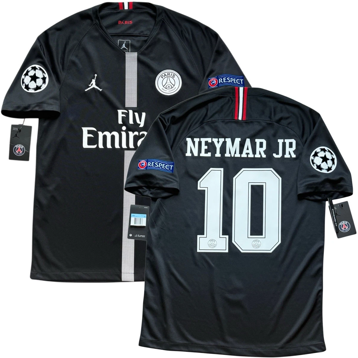 Preços baixos em Paris Saint-Germain Masculino Preto fã de Futebol