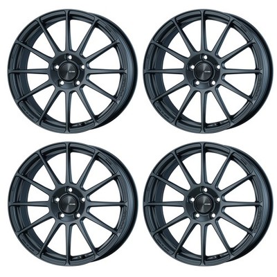 Genuine ENKEI Wheels PF03 18x7.5J +38 5x114.3 Gunmetallic [Set of 4]