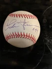 WILD THING CHARLIE SHEEN  SIGNED  ONL  BASEBALL JSA CK 39657 PERSONALIZATION