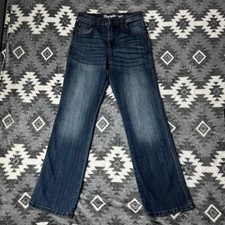 Wrangler Retro Relaxed Boot Jeans Boys 14 Slim Blue Denim 10BRT20FL