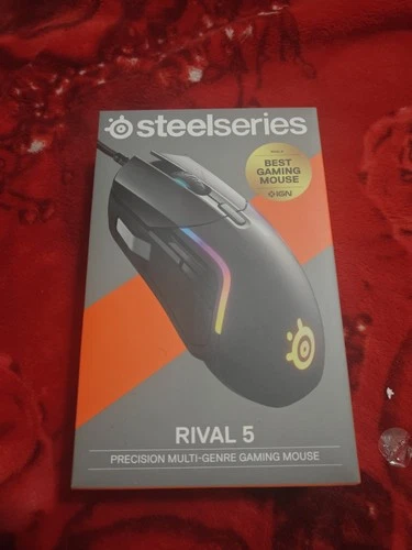 SteelSeries Rival 5 Optical Gaming Mouse - Matte Black