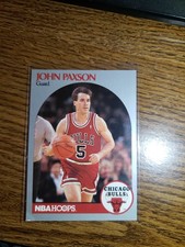1990 NBA HOOPS JOHN PAXSON Chicago Bulls NBA CARD #67