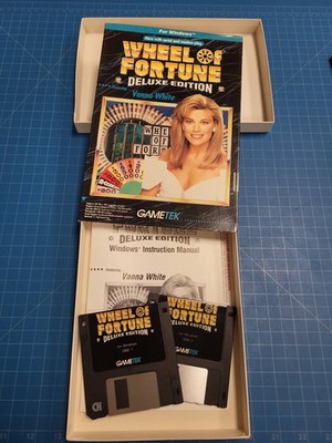 Gametek Wheel of Fortune Deluxe Edition Windows PC Game 3.5'' Floppy Disks