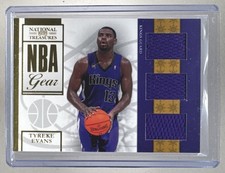 Tyreke Evans 2009 Panini Playoff National Treasures NBA Gear Dual Patch /25