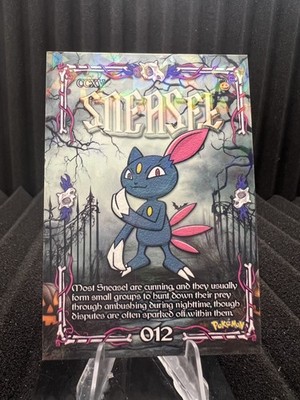 Sneasel #12 - Cracked Ice Holo - Prisma Trick or Treat Cards - Pokemon