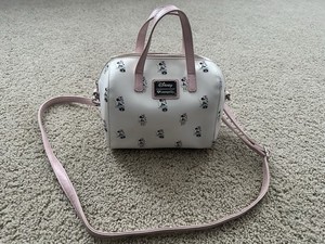 Loungefly Disney Minnie Mouse White Small Women’s Purse Duffle Bag