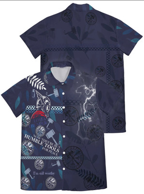Marvel Avengers Thor Lightning Tropical Beach Summer Aloha Hawaiian Shirt