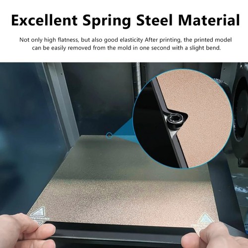 3D-Drucker-Grundplatte 310x315mm PEI-strukturiert Und Glatter PEO-Federstahl - Afbeelding 13 van 23