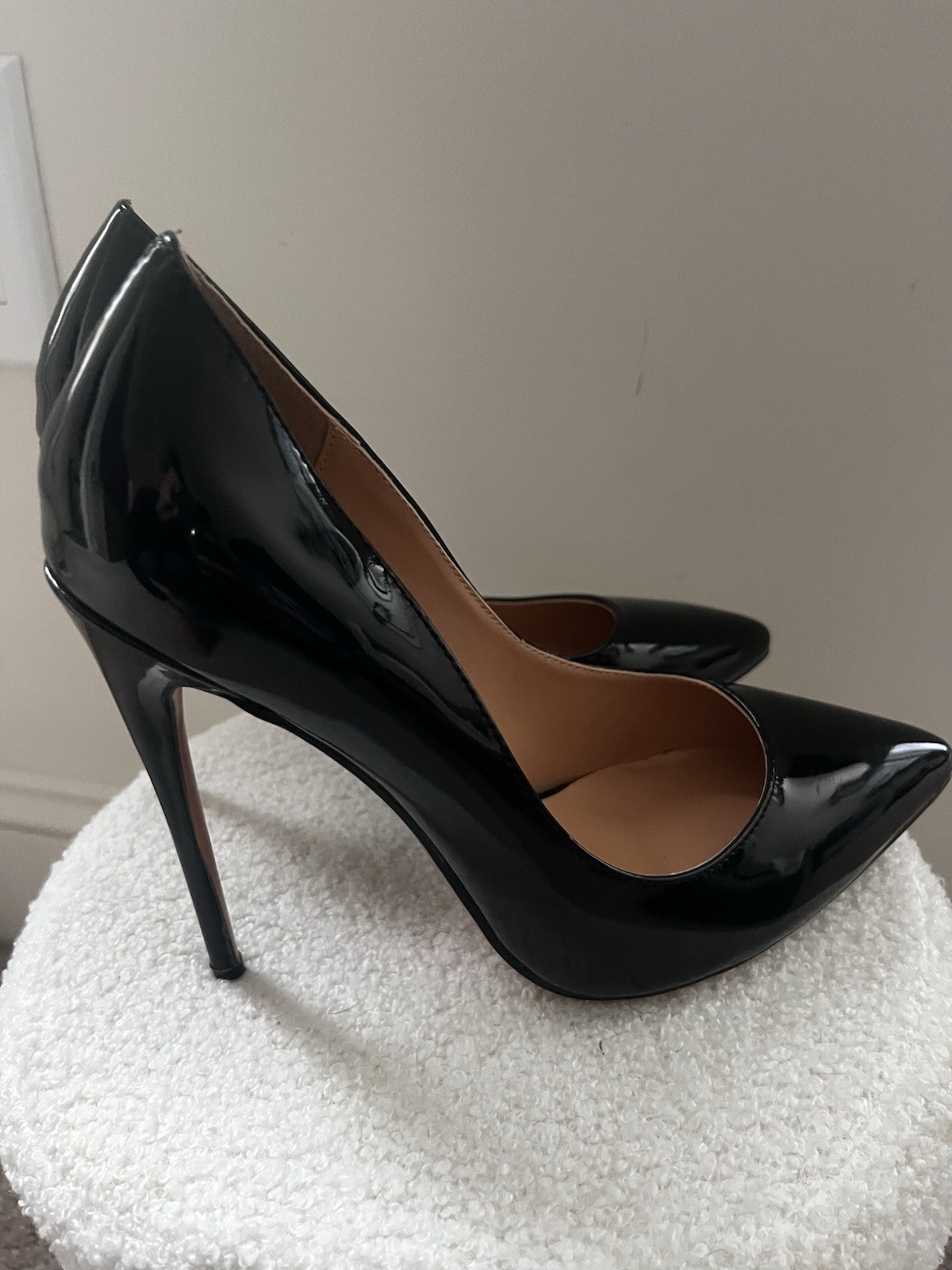 Women's Stiletto  Heels Black Size 7.5